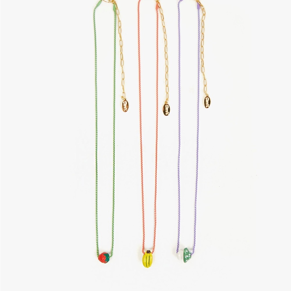 Colorful Pendant Necklace Set